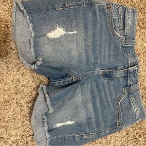 Stylish Blue Denim Jean shorts - size 4 - seven